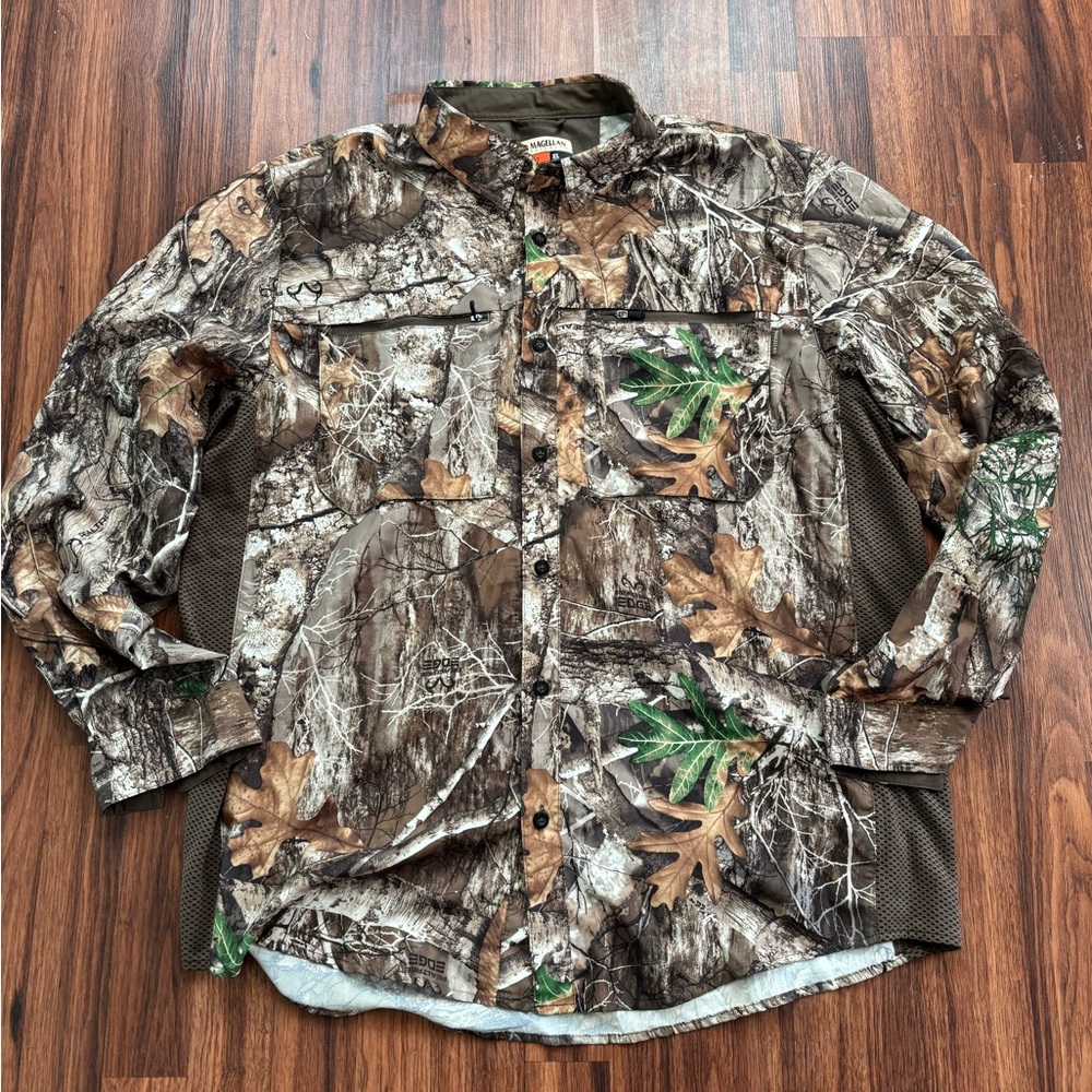 Magellan Outdoors Camouflage Shirt Jacket